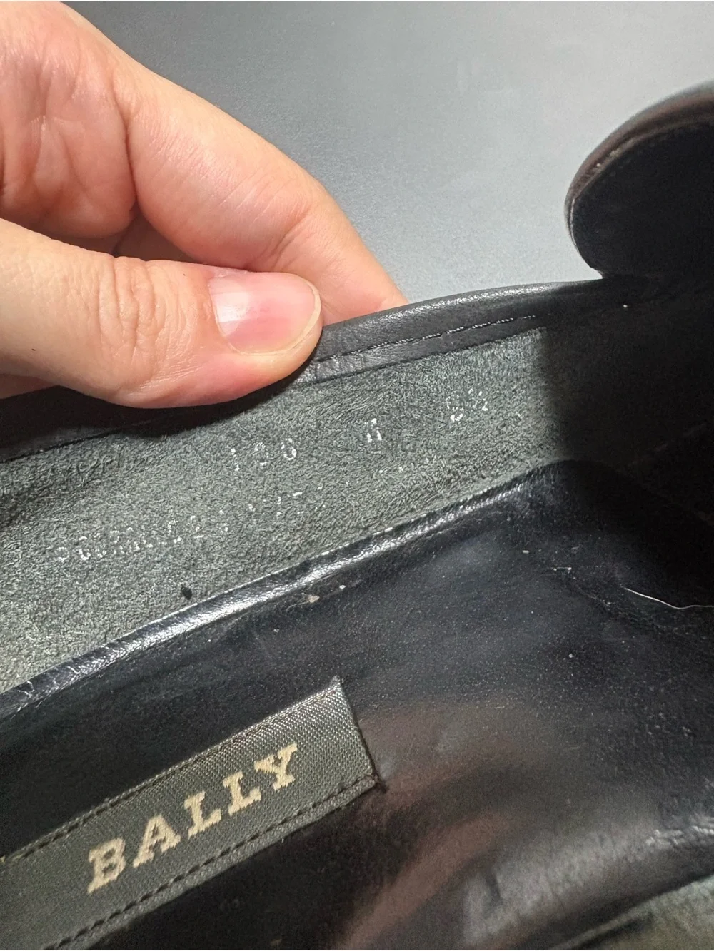 Bally vintage black